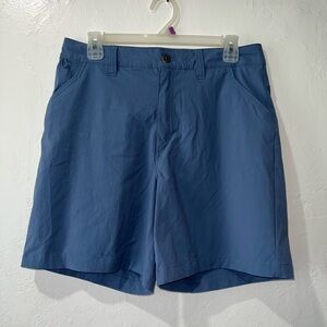 Patagonia Hiking Shorts Women's  Size 10 Blue Utility Stretch Nylon Gorpcore